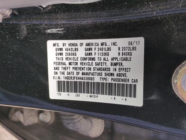 used 2017 Honda Accord car
