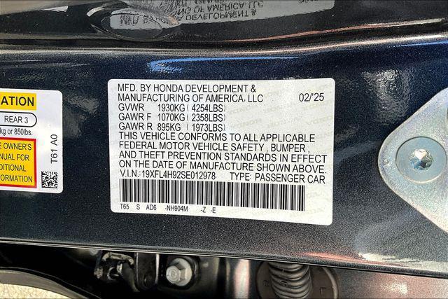 used 2025 Honda Civic Hybrid car, priced at $30,744