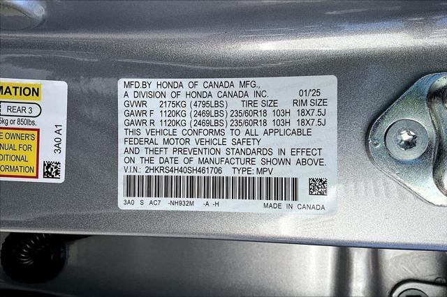 new 2025 Honda CR-V car, priced at $32,999