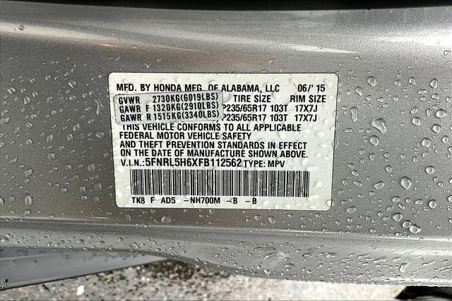 used 2015 Honda Odyssey car, priced at $14,777