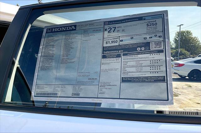new 2025 Honda HR-V car, priced at $30,850
