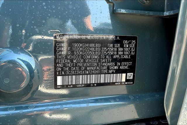 new 2026 Honda HR-V car, priced at $31,405