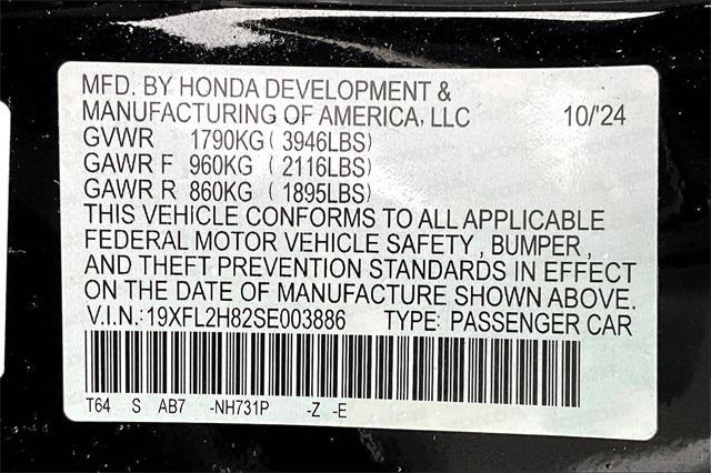 new 2025 Honda Civic car, priced at $28,545