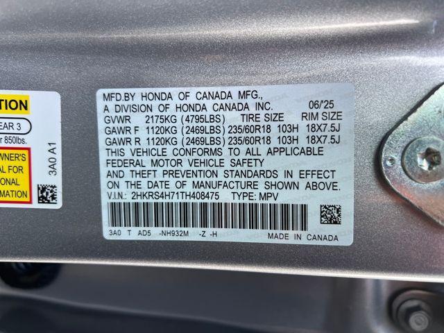 new 2026 Honda CR-V car, priced at $34,997