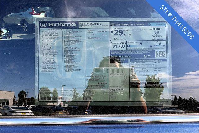 new 2026 Honda CR-V car, priced at $36,397