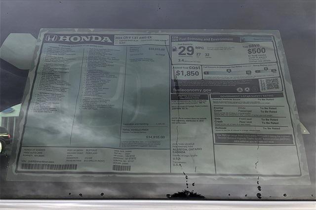 new 2024 Honda CR-V car, priced at $31,991