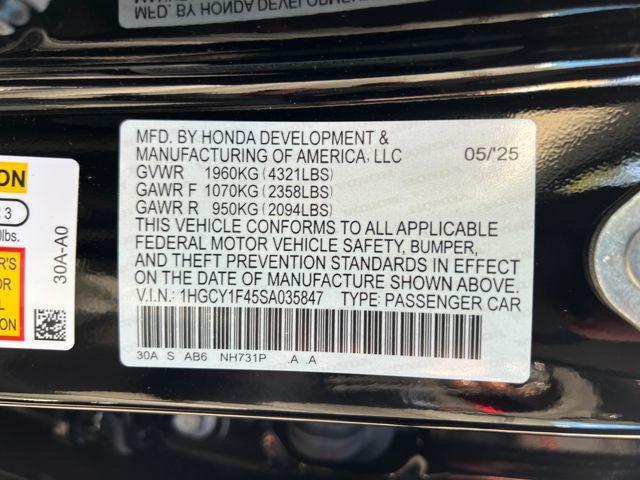 new 2025 Honda Accord car, priced at $29,997