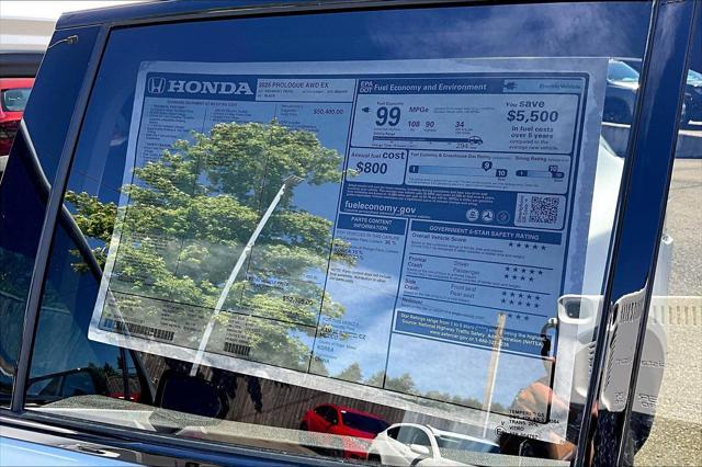 new 2025 Honda Prologue car, priced at $41,499