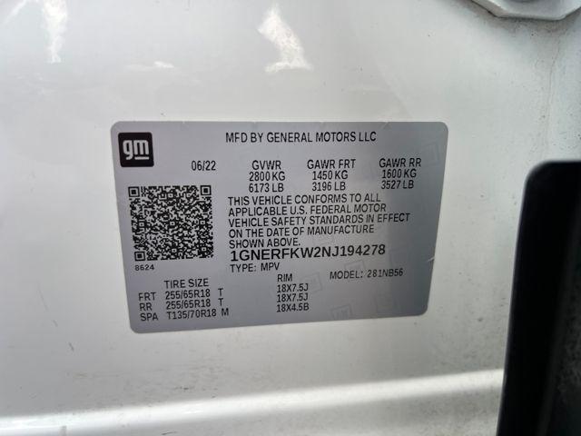 used 2022 Chevrolet Traverse car, priced at $22,444