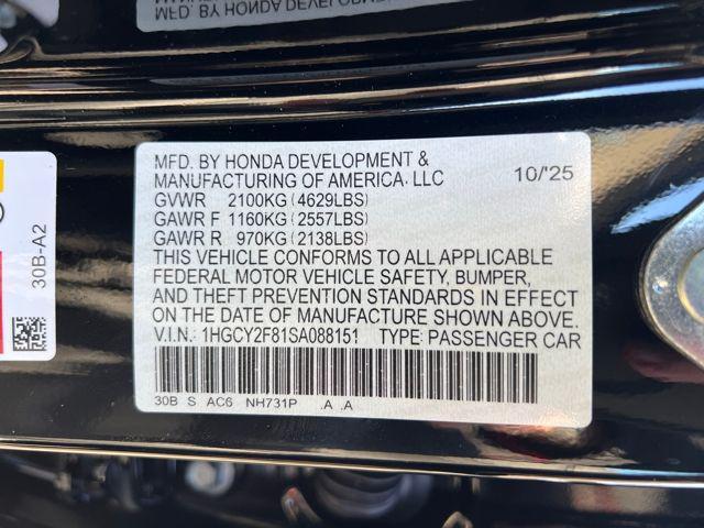 new 2025 Honda Accord Hybrid car, priced at $40,495