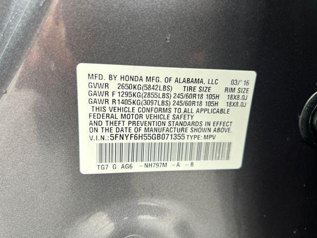 used 2016 Honda Pilot car, priced at $15,977