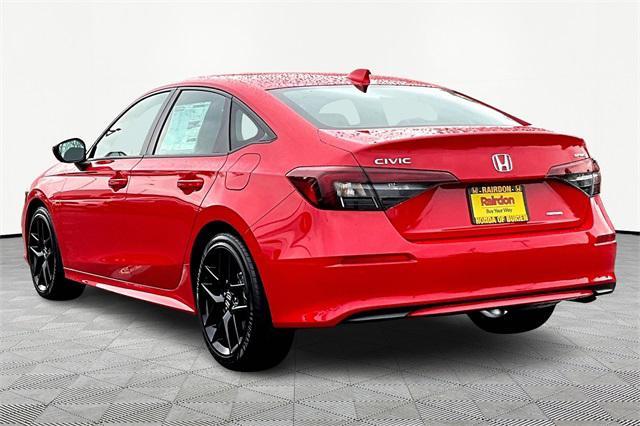 new 2025 Honda Civic Hybrid car, priced at $29,845