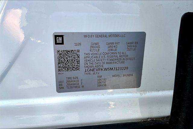 used 2021 Chevrolet Traverse car, priced at $19,977