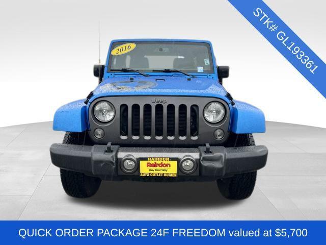 used 2016 Jeep Wrangler Unlimited car, priced at $19,577