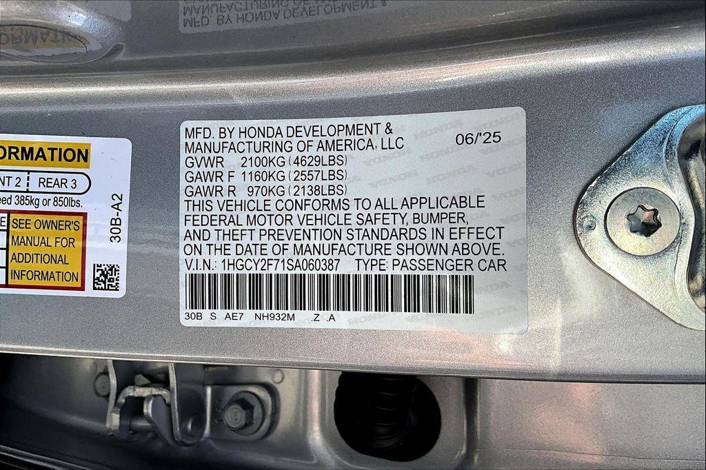 new 2025 Honda Accord Hybrid car, priced at $36,525