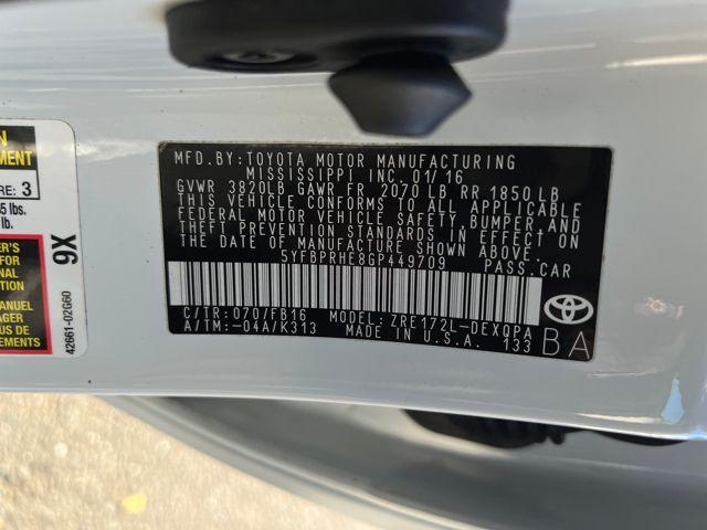 used 2016 Toyota Corolla car, priced at $15,977