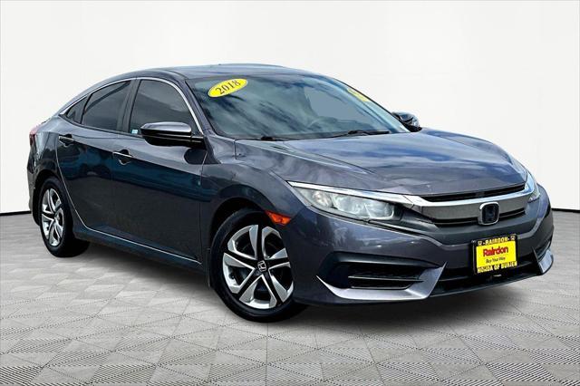 used 2018 Honda Civic car, priced at $15,877