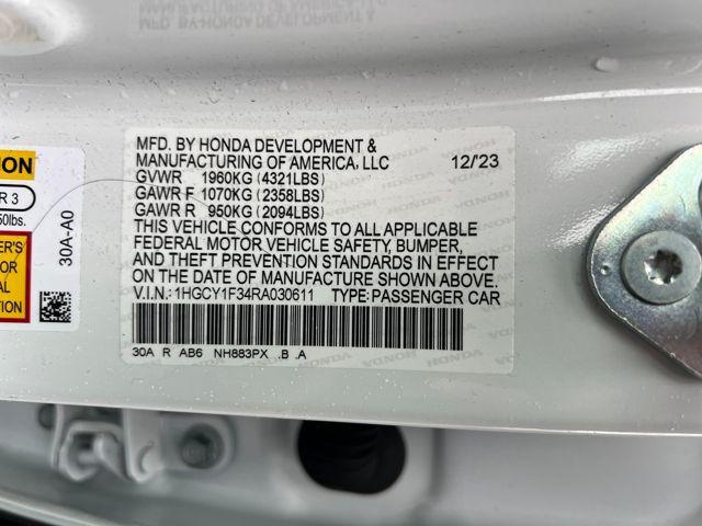 used 2024 Honda Accord car, priced at $24,777