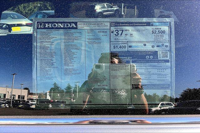 new 2025 Honda CR-V Hybrid car, priced at $38,497