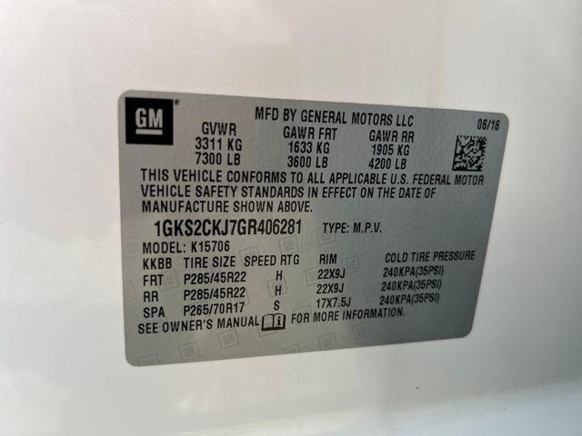 used 2016 GMC Yukon car, priced at $17,777