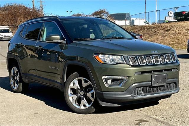 used 2021 Jeep Compass car, priced at $17,677