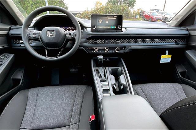 new 2025 Honda Accord car, priced at $32,110