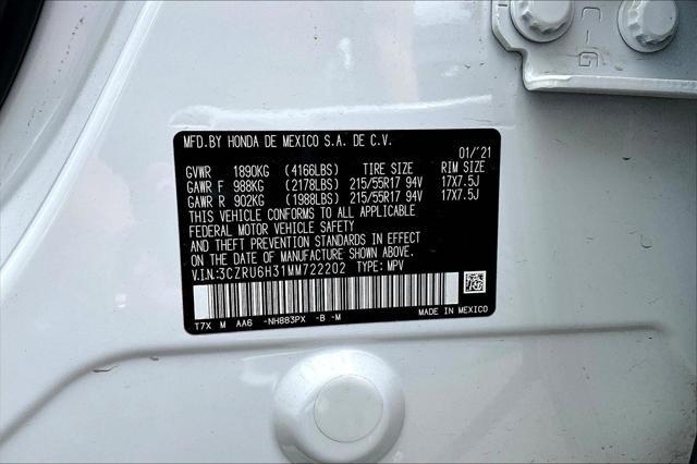 used 2021 Honda HR-V car, priced at $22,977