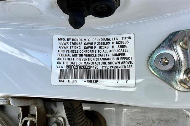 used 2019 Honda Civic car, priced at $19,777