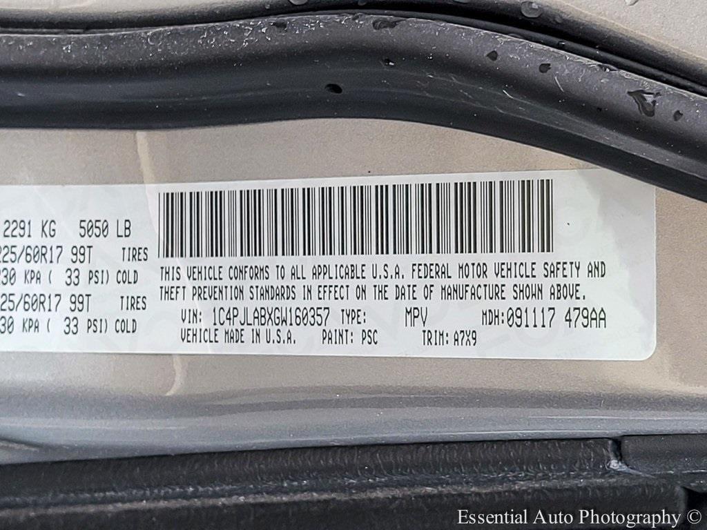 used 2016 Jeep Cherokee car, priced at $14,200