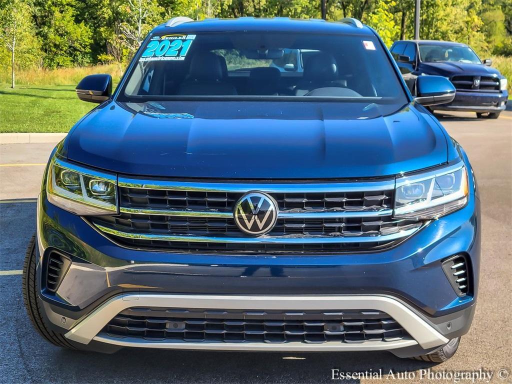 used 2021 Volkswagen Atlas Cross Sport car, priced at $24,600