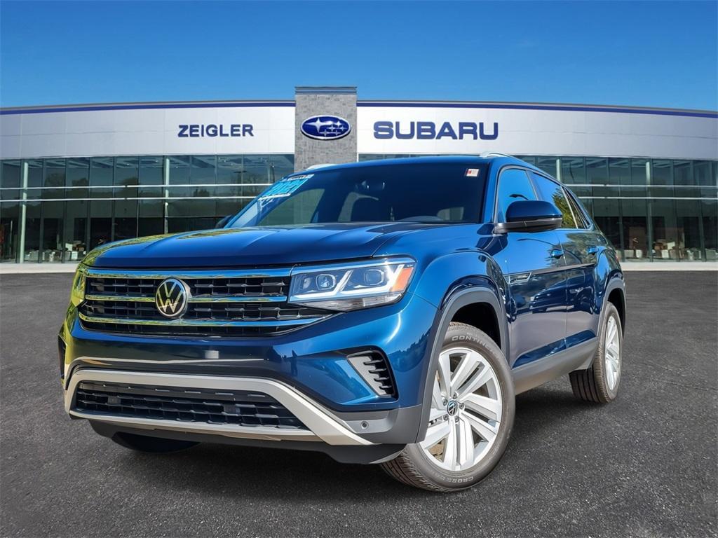 used 2021 Volkswagen Atlas Cross Sport car, priced at $24,600