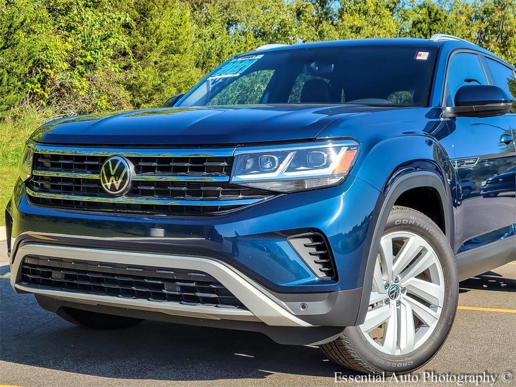 used 2021 Volkswagen Atlas Cross Sport car, priced at $24,600