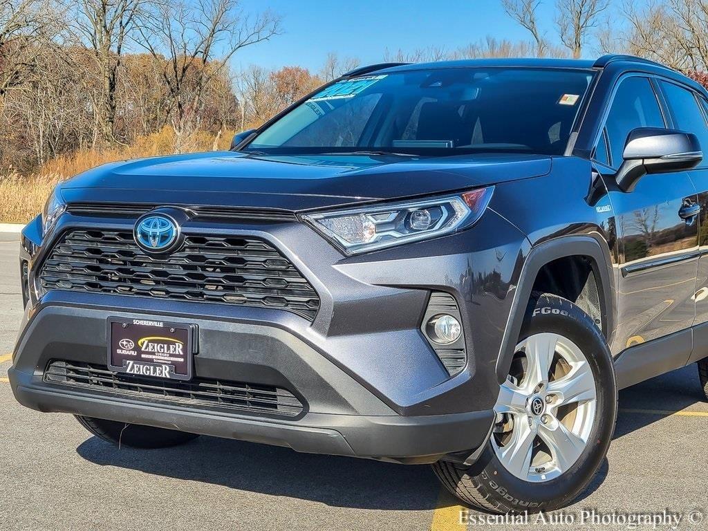 used 2021 Toyota RAV4 Hybrid car, priced at $27,700