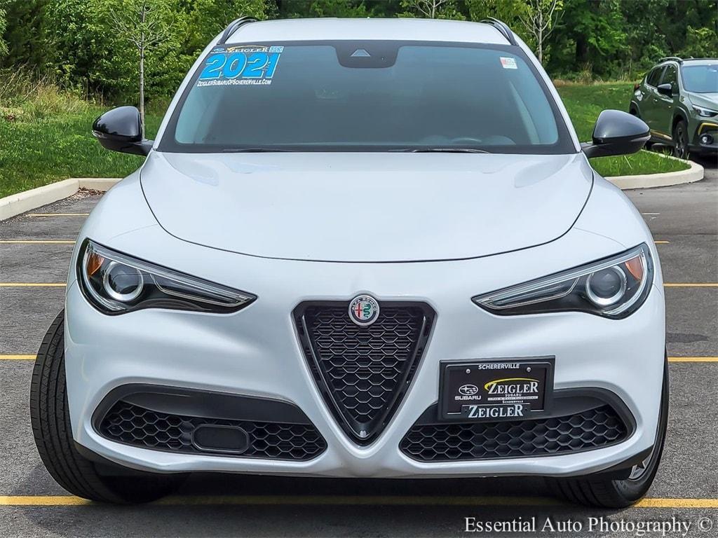 used 2021 Alfa Romeo Stelvio car, priced at $23,800