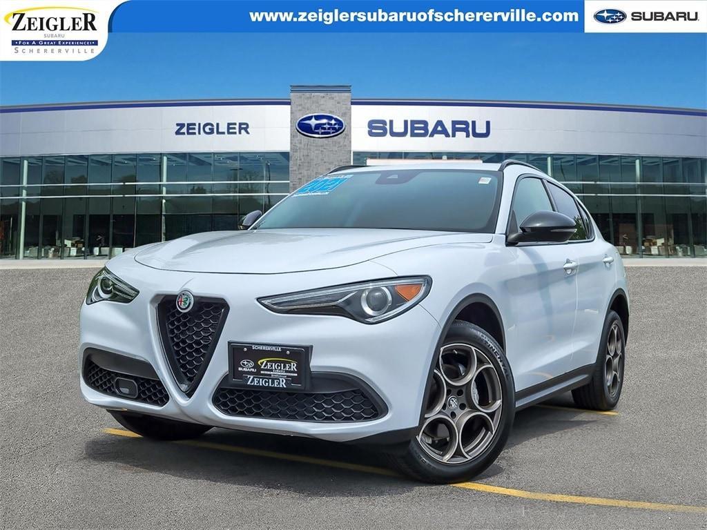used 2021 Alfa Romeo Stelvio car, priced at $23,800