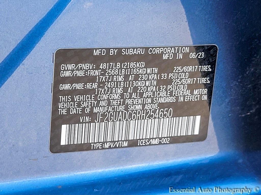 used 2024 Subaru Crosstrek car, priced at $27,100