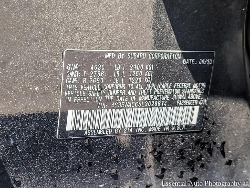 used 2020 Subaru Legacy car, priced at $16,700