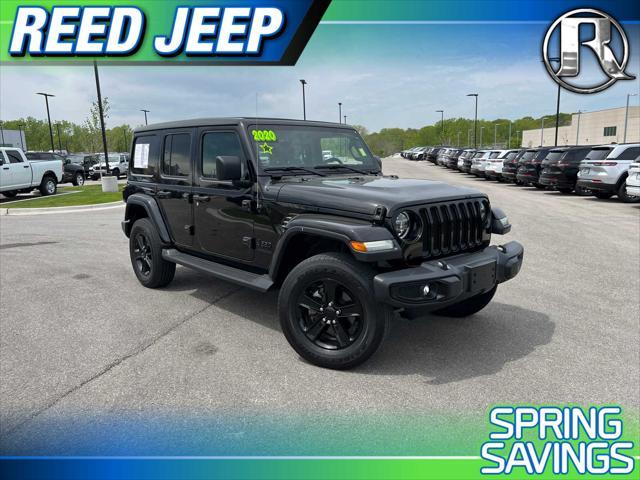used 2020 Jeep Wrangler Unlimited car, priced at $36,701