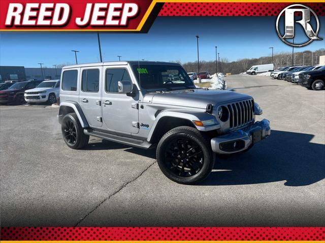 used 2021 Jeep Wrangler Unlimited 4xe car, priced at $29,345