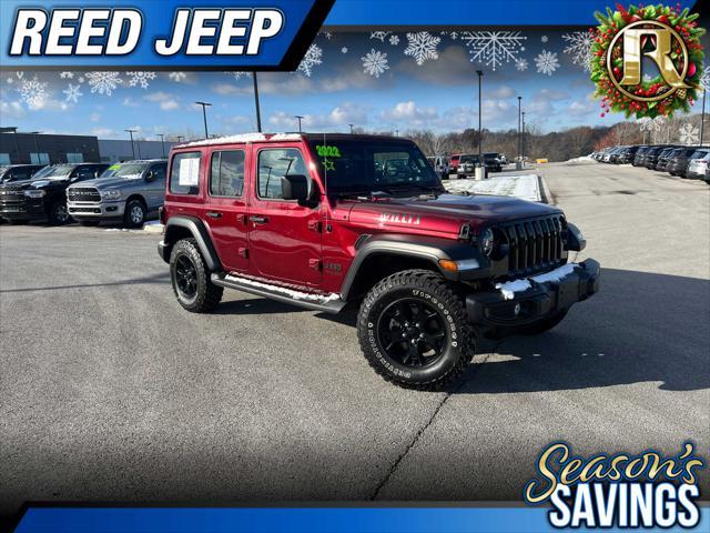 used 2022 Jeep Wrangler car, priced at $31,750