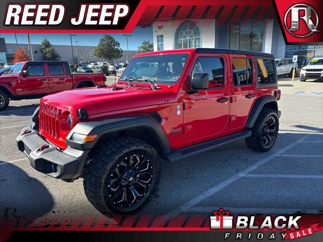 used 2019 Jeep Wrangler Unlimited car, priced at $27,885