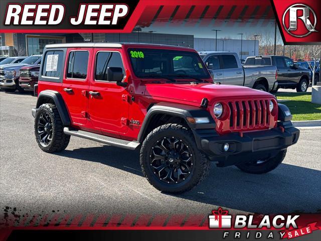 used 2019 Jeep Wrangler Unlimited car, priced at $27,885