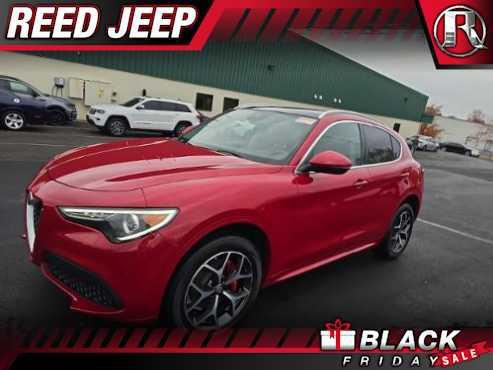 used 2021 Alfa Romeo Stelvio car, priced at $24,000