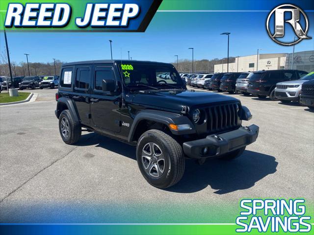 used 2020 Jeep Wrangler Unlimited car, priced at $27,950