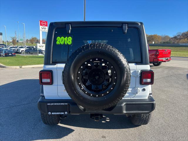 used 2018 Jeep Wrangler Unlimited car, priced at $21,900