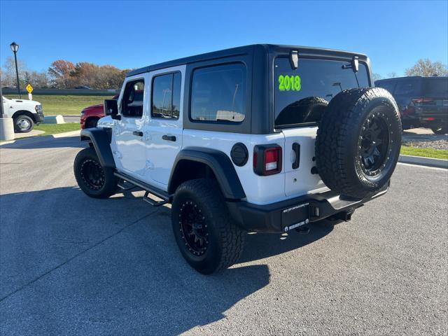 used 2018 Jeep Wrangler Unlimited car, priced at $21,900