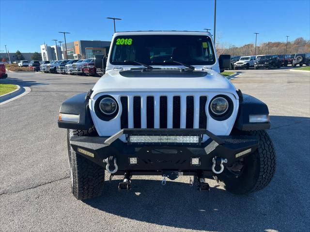 used 2018 Jeep Wrangler Unlimited car, priced at $21,900