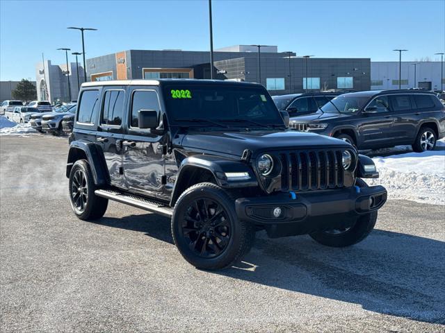 used 2022 Jeep Wrangler Unlimited 4xe car, priced at $29,900