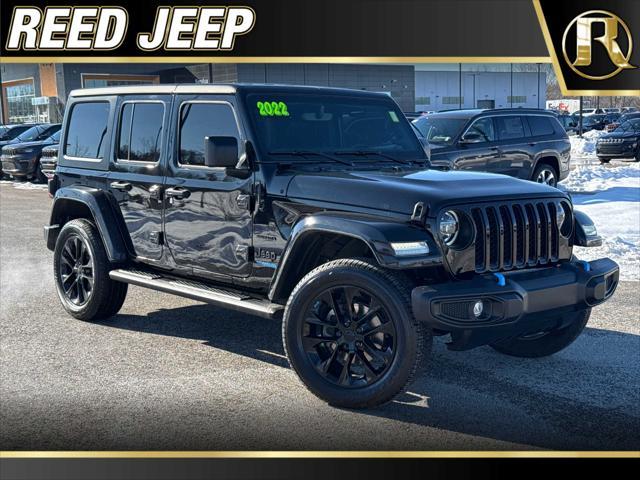 used 2022 Jeep Wrangler Unlimited 4xe car, priced at $29,900