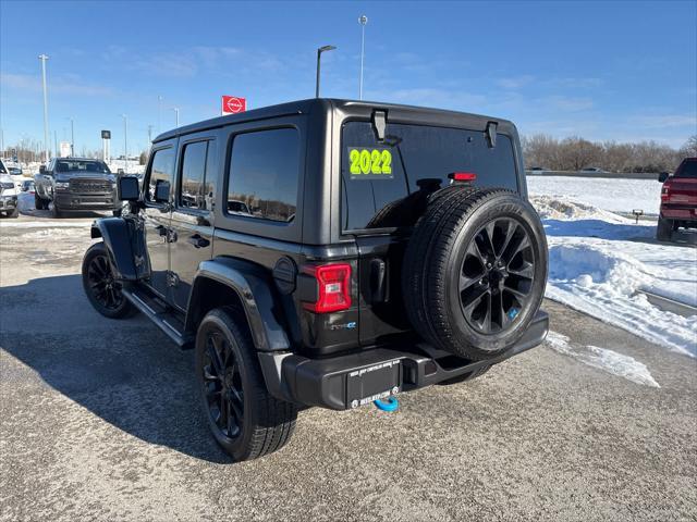 used 2022 Jeep Wrangler Unlimited 4xe car, priced at $29,900